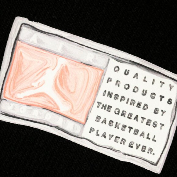 NWT Jordan Flight Essentials Rings Tee FN5966-010 (BLACK) Size Small - Picture 2 of 3